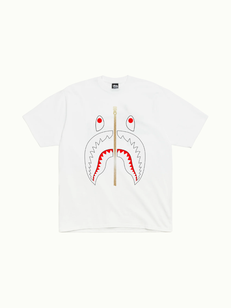 Stussy x BAPE Shark Tee