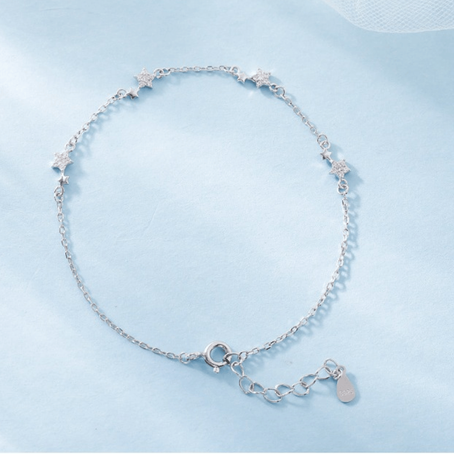 Starry Night Bracelet | Vòng Tay Sterling Silver 925 Phủ Bạch Kim