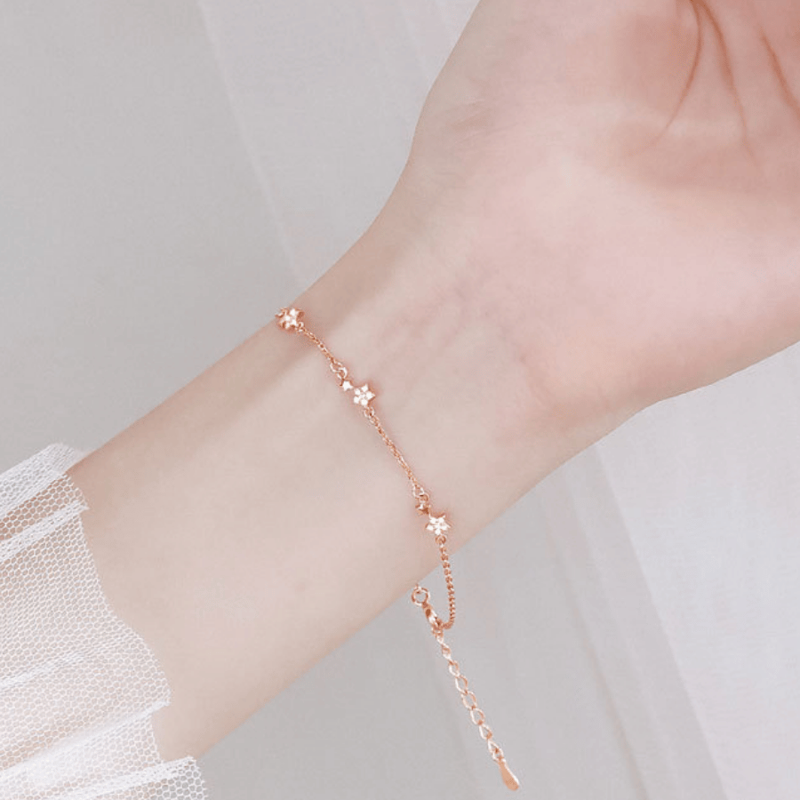Starry Night Bracelet | Vòng Tay Sterling Silver 925 Phủ Bạch Kim
