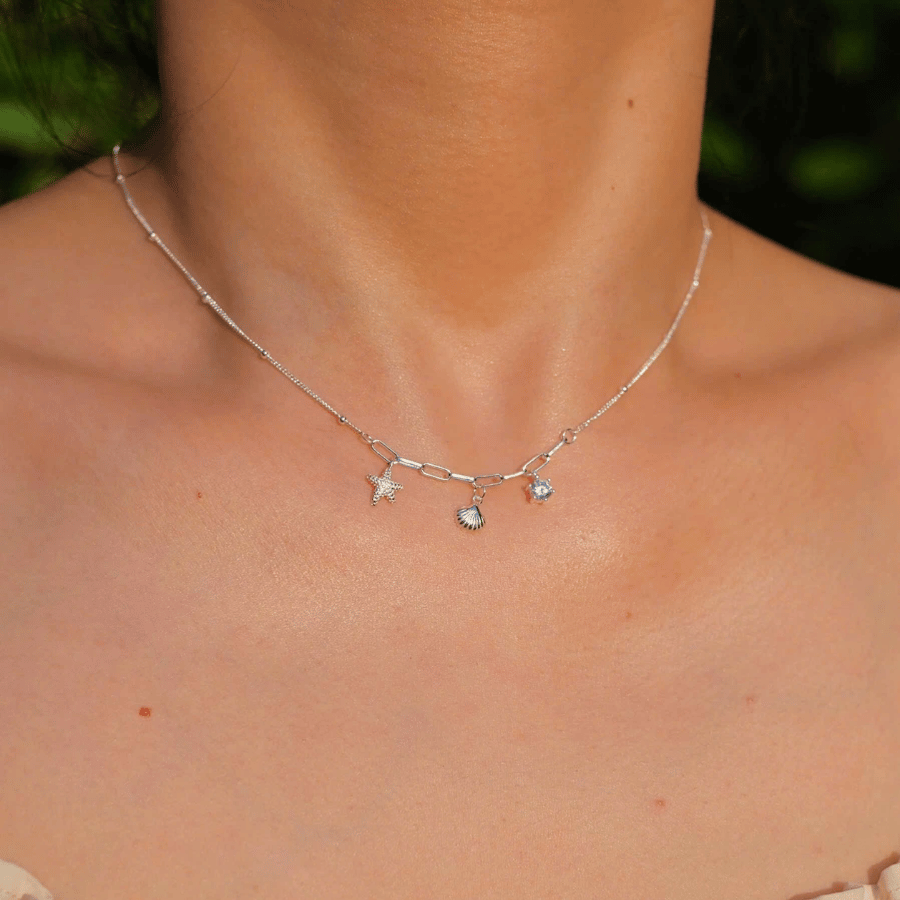 Ocean Bracelet | Vòng Tay Sterling Silver 925 Phủ Bạch Kim
