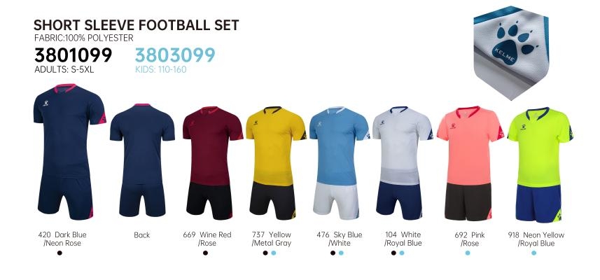 SET ĐỒ BÓNG ĐÁ TRẺ EM KELME - MÃ 3803099