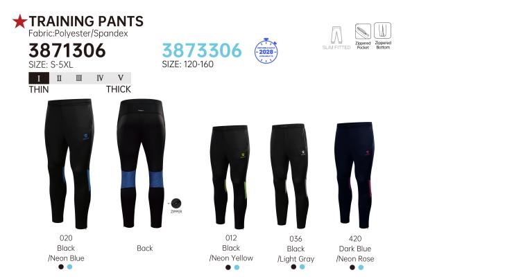 QUẦN TẬP LUYỆN BODY KELME - MÃ 3871306
