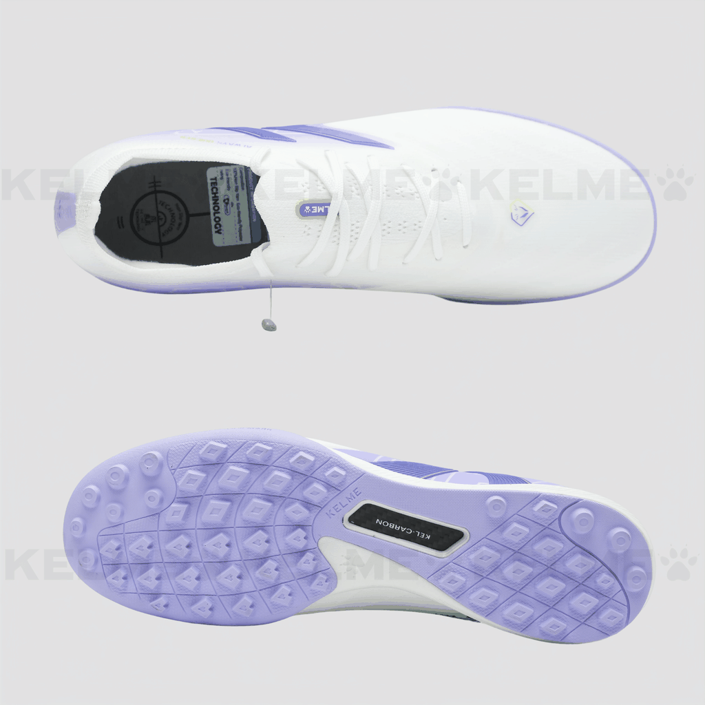 GIÀY BÓNG ĐÁ V-MACH 3.0.4 (TF) - White/Purple - MÃ 8621ZX1423