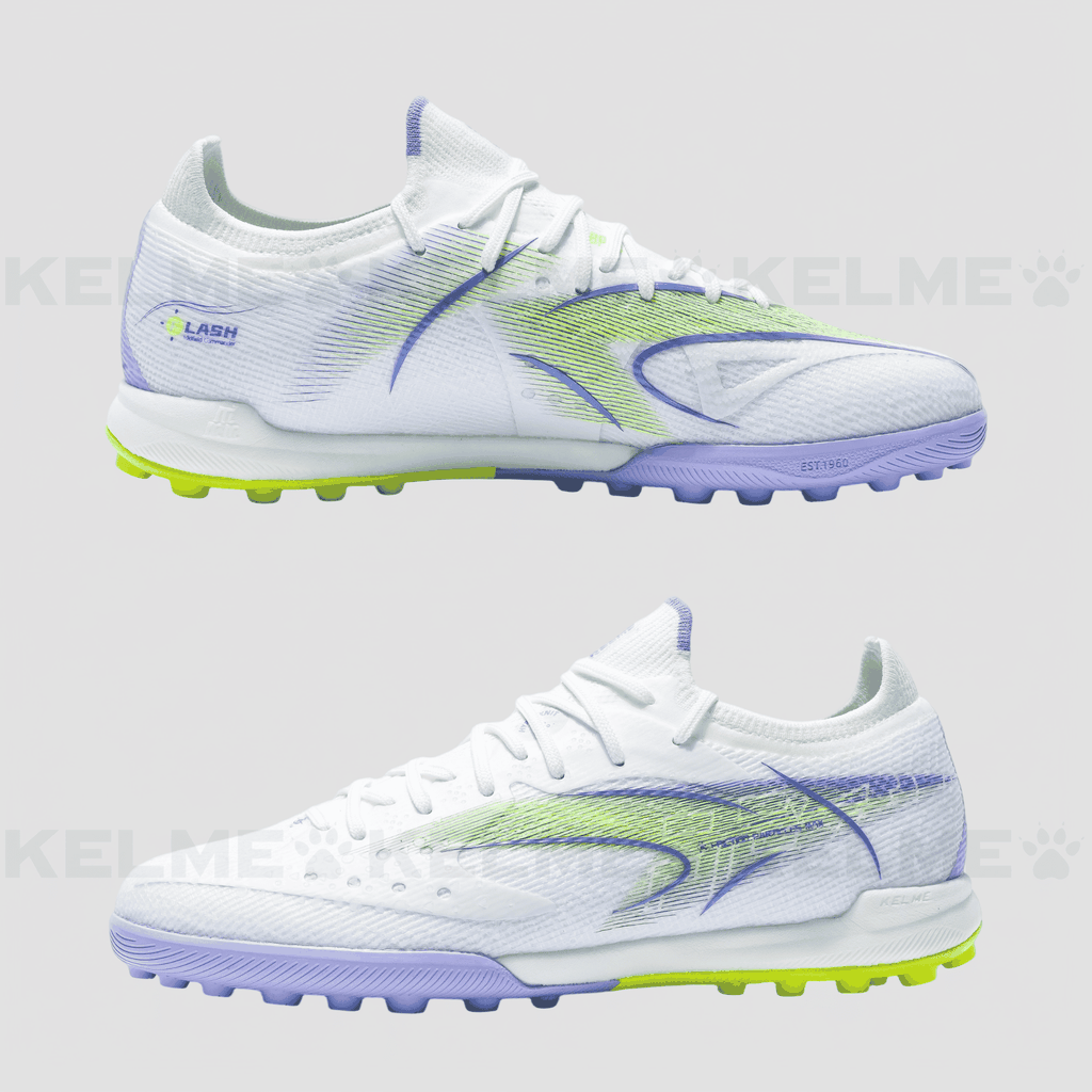 GIÀY BÓNG ĐÁ FLASH 6.0.4 (TF) - White/Purple - 8621ZX1406