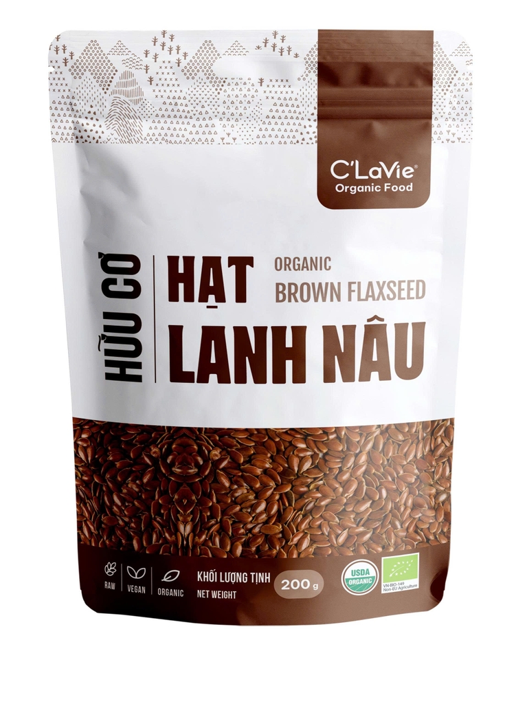 Hạt lanh vàng hữu cơ C'lavie