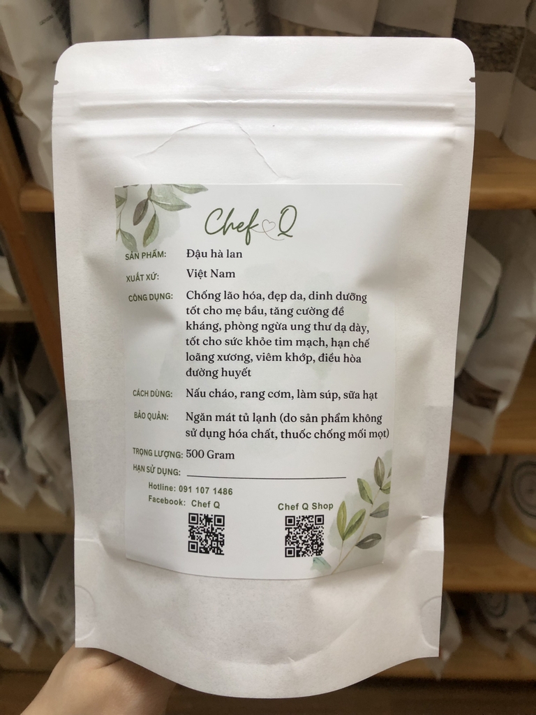 Đậu Hà Lan canh tác sạch, giống thuần chủng