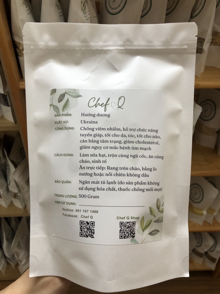 Hạt hướng dương tách vỏ Ukaraina thơm ngon