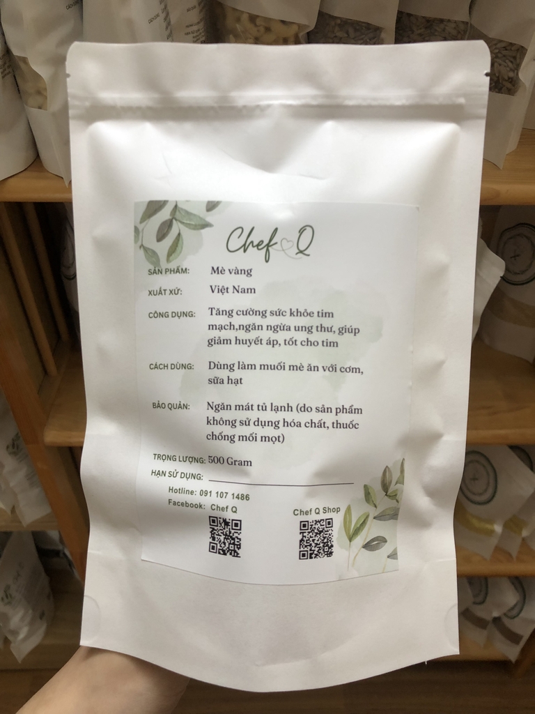 Vừng vàng ( mè vàng) canh tác sạch, chất lượng cao