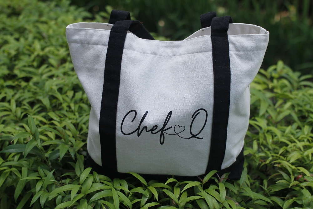 Túi Tote Vải Canvas Màu Be - Quai Đen – Đựng Laptop, Sách Vở Đi Học, Đi Làm, Đi Chơi