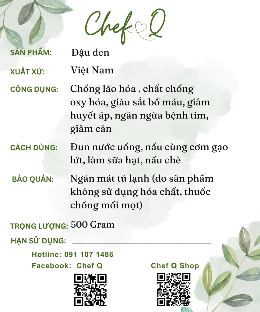 Đậu đen canh tác sạch thuần chủng