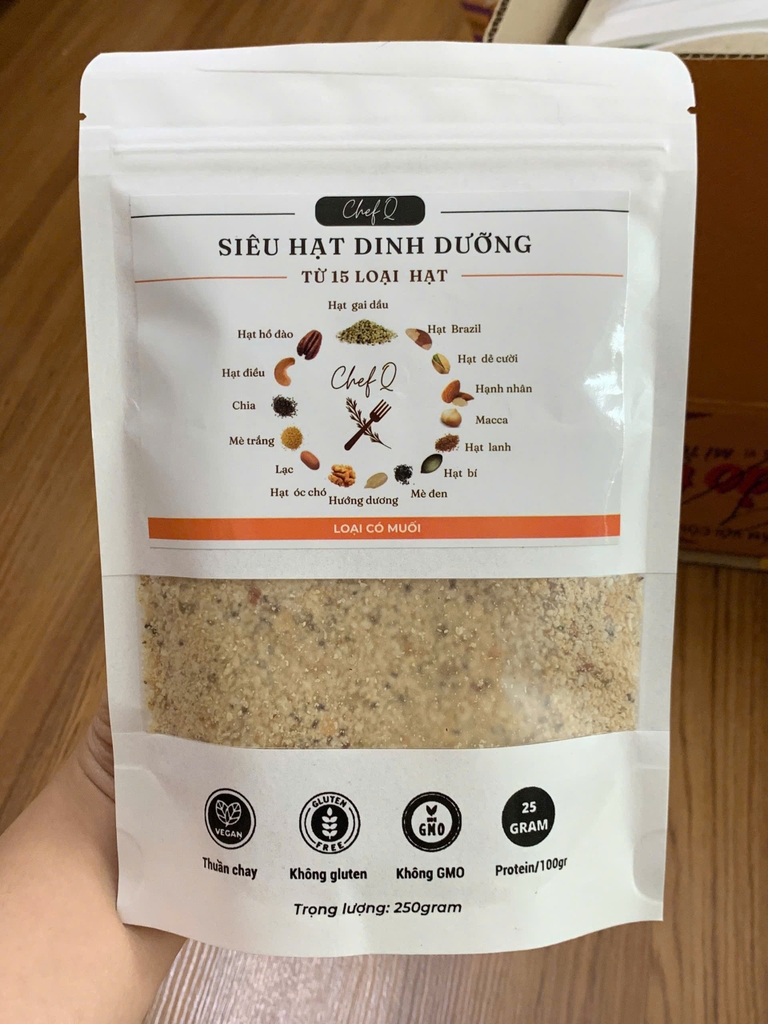 Muối mè từ 15 loại hạt