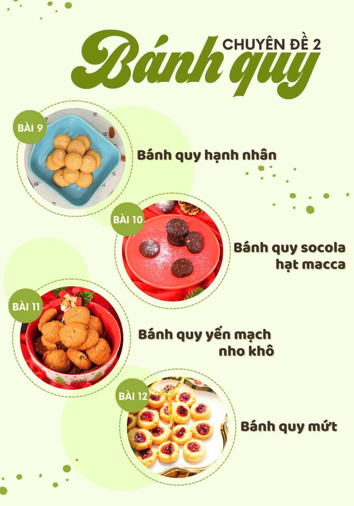 HỌC LÀM BÁNH THUẦN CHAY