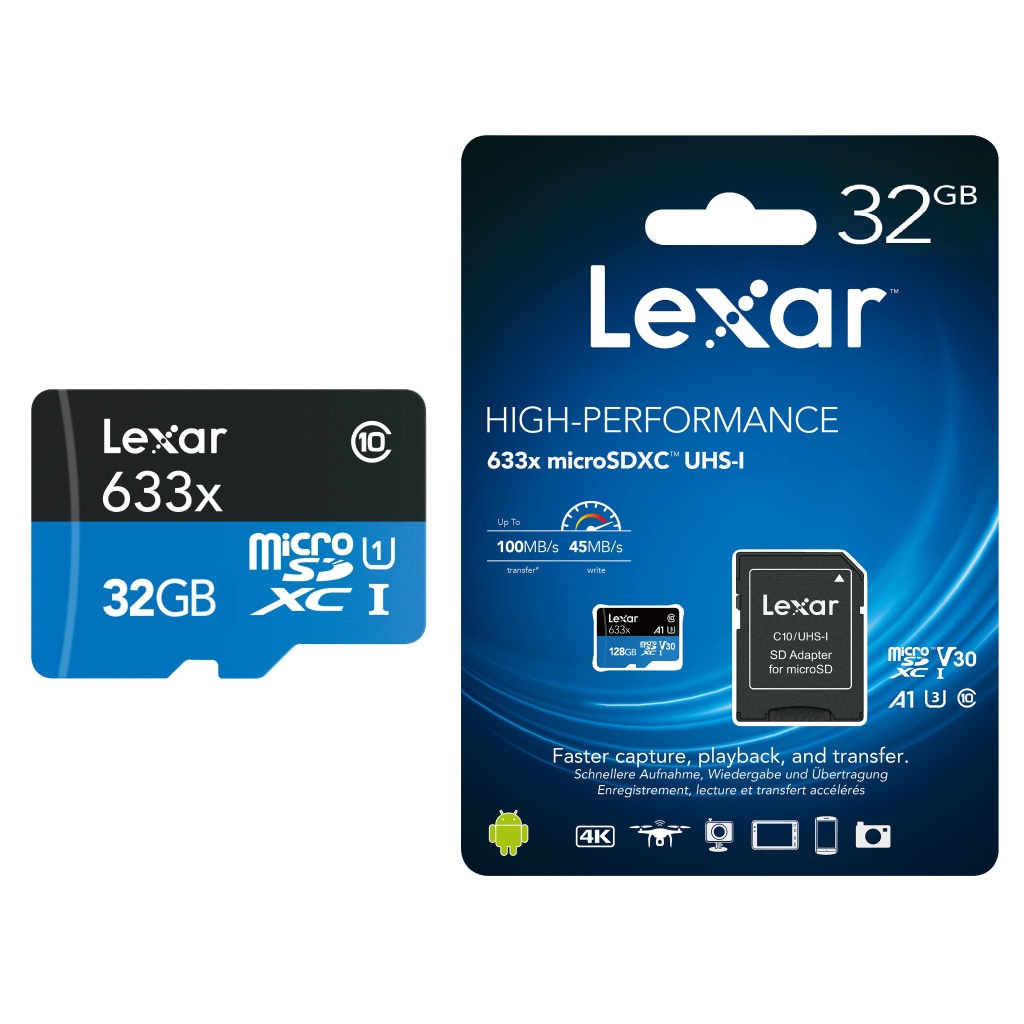 Thẻ nhớ MicroSD Lexar 32Gb Class 10