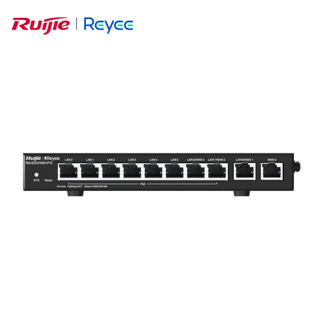 Smart Gateway 10 cổng RUIJIE REEYE RG-EG310GH-P-E