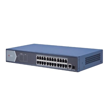 Thiết bị chuyển mạch POE Hikvision 24+1 cổng DS-3E1526P-EI/M full Gigabit