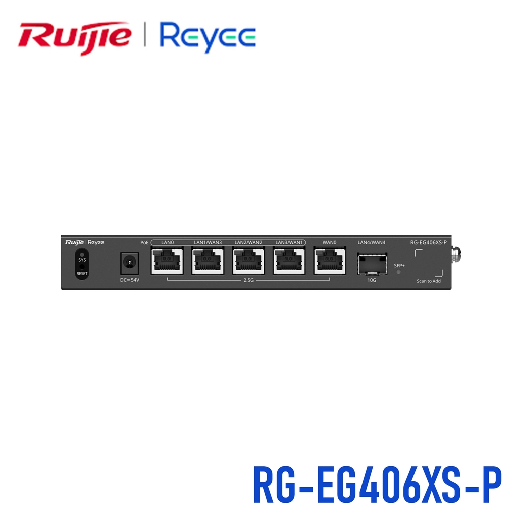 Router Cân bằng tải Ruijie Reyee RG-EG406XS-P