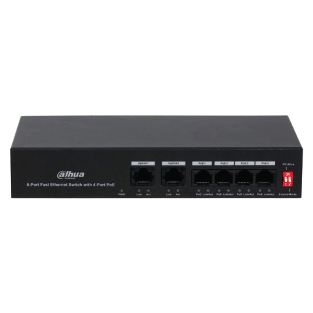 Switch PoE 4 cổng DAHUA DH-PFS3106-4ET-60