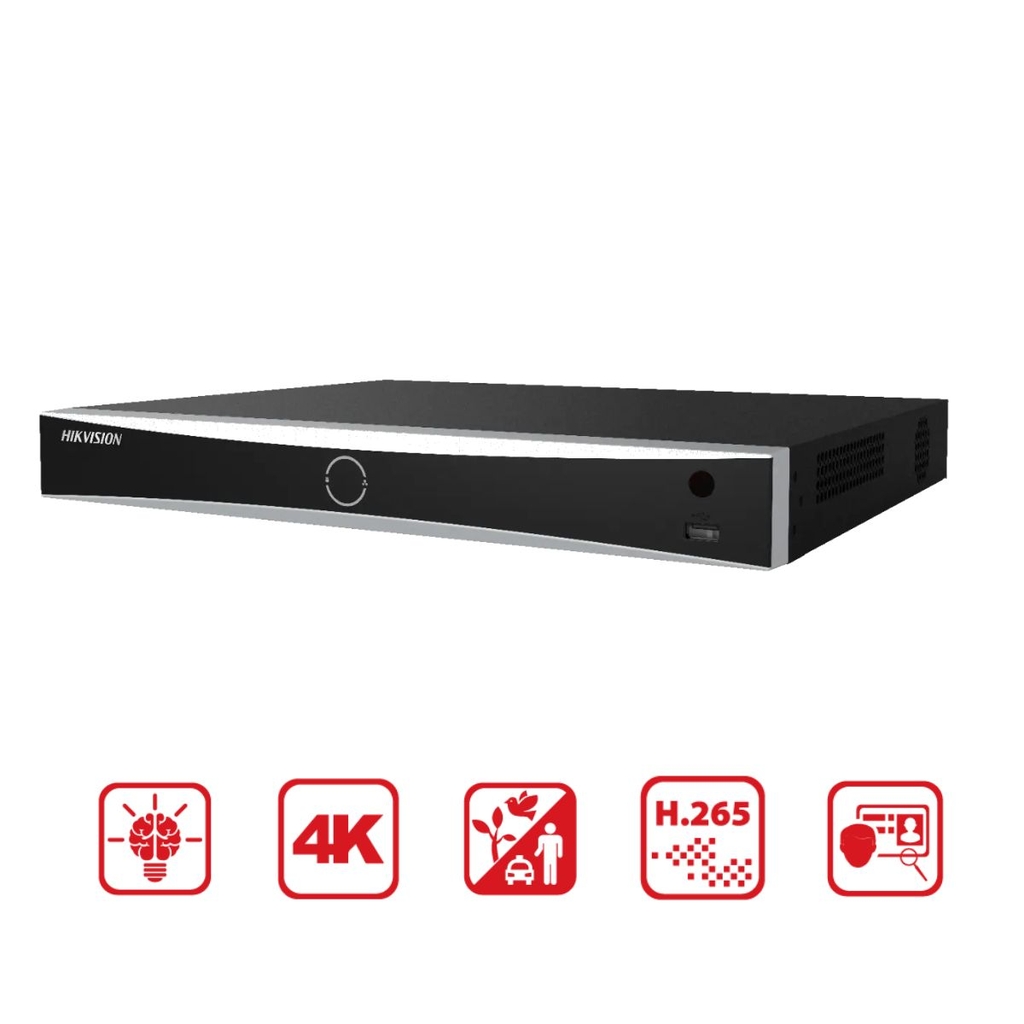 Đầu ghi IP Hikvision 16 kênh DS-7716NXI-K4, 4HDD