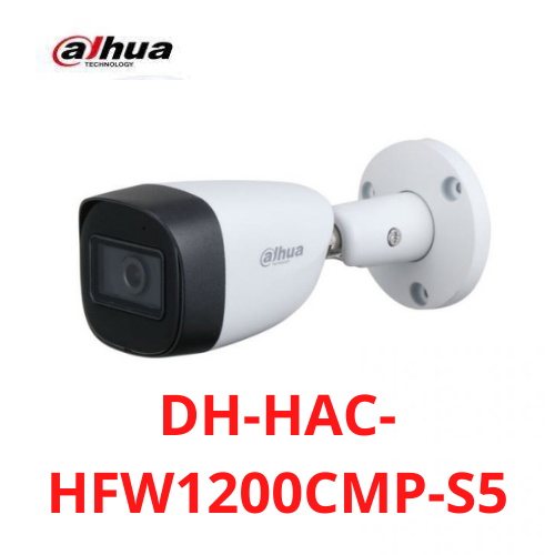 Camera HDCVI Thân Trụ 2MP DAHUA DH-HAC-HFW1200CMP-S5