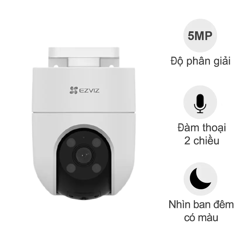 Camera WiFi ngoài trời EZVIZ H8C Pro 3K 5MP