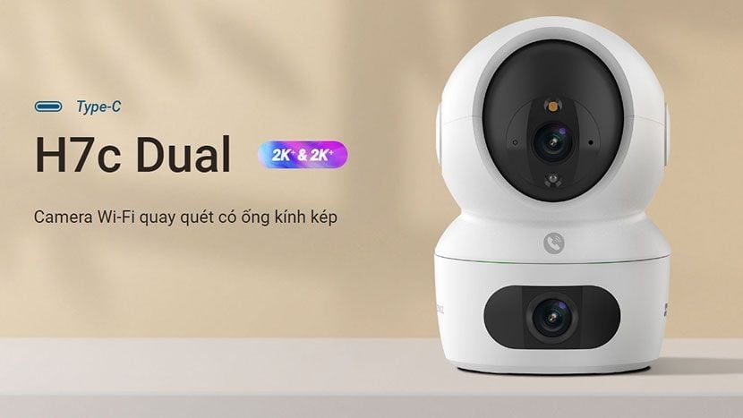Camera WiFi ống kính kép EZVIZ H7C (4MP+4MP)