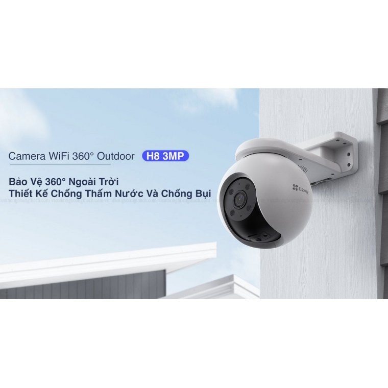 Camera WiFi quay quét ngoài trời EZVIZ H8 2K 3MP