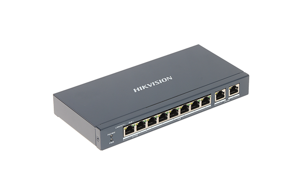 Thiết bị chuyển mạch POE Hikvison 8 cổng DS-3E1310P-EI/M