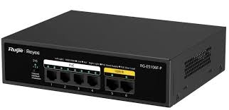 Unmanaged switch 4 cổng PoE RUIJIE REEYE RG-ES106F-P