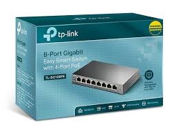Easy Smart Switch 8 cổng Gigabit với 4 cổng PoE+ TP-LINK TL-SG108PE