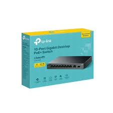 Switch Để Bàn Gigabit 10 Cổng với 8 Cổng PoE+ TPLINK TL-LS1210GP