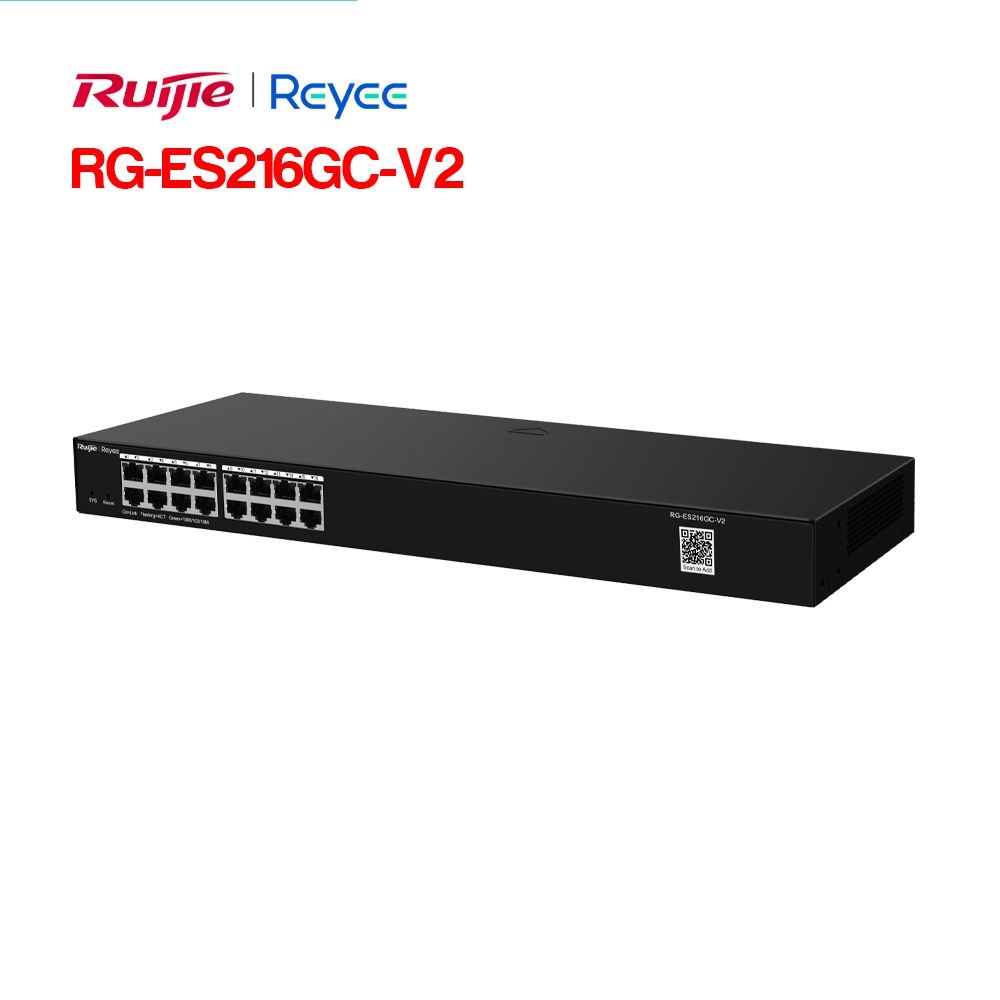 Layer 2 Smart Managed Switch 16 Cổng RUIJIE REEYE RG-ES216GC-V2