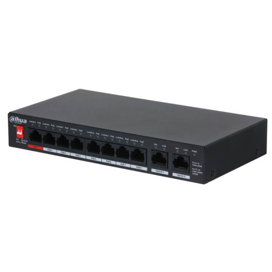 Switch PoE 8 cổng DAHUA DH-PFS3010-8ET-96