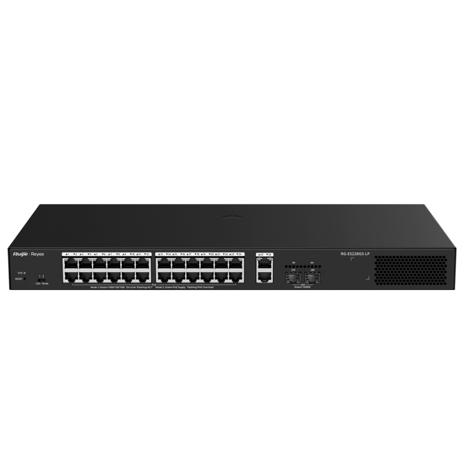 Switch Managed 28 cổng Ruijie RG-ES228GS-LP