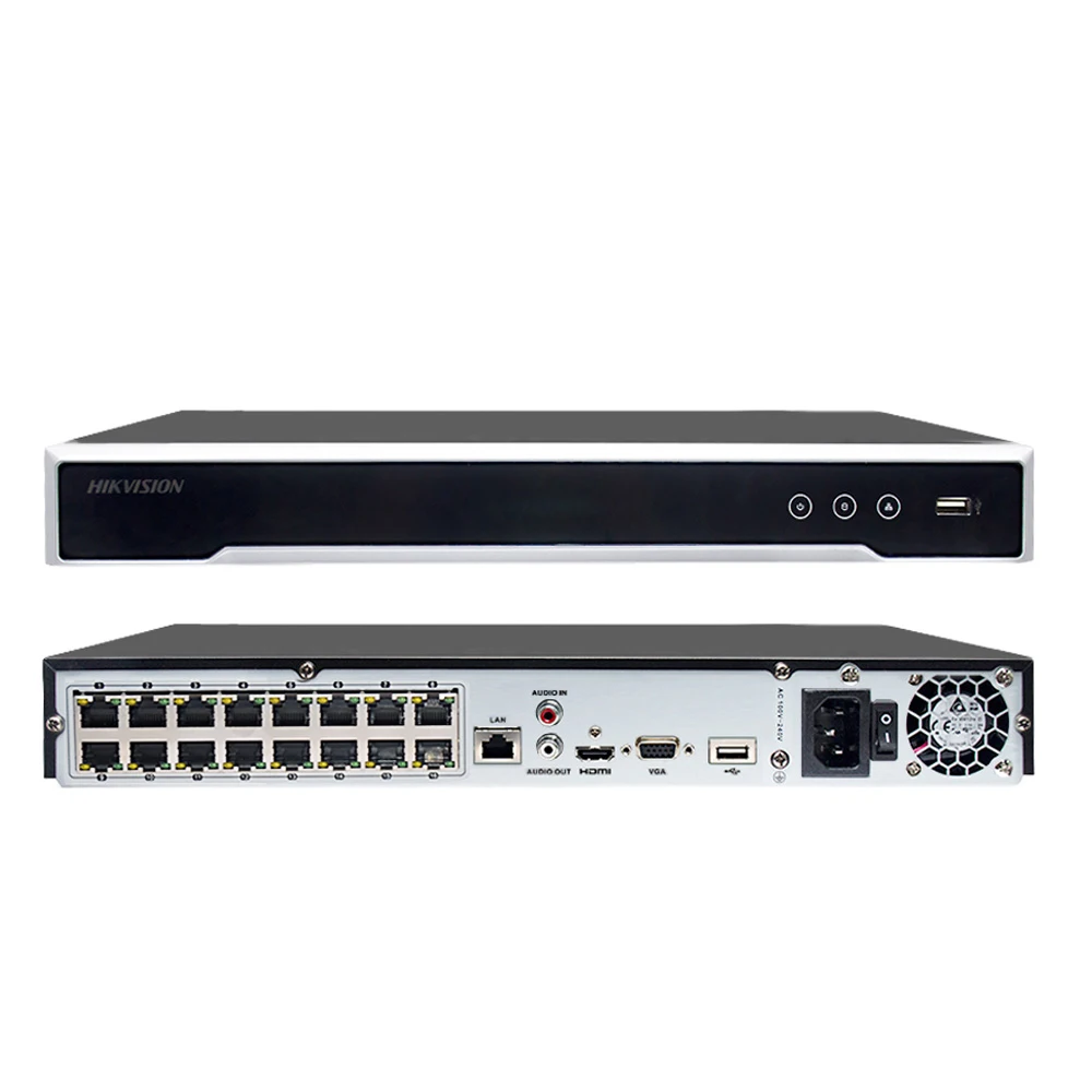 Đầu ghi IP Hikvision 32 kênh DS-7732NXI-K4/16P, 4HDD, Tích hợp POE