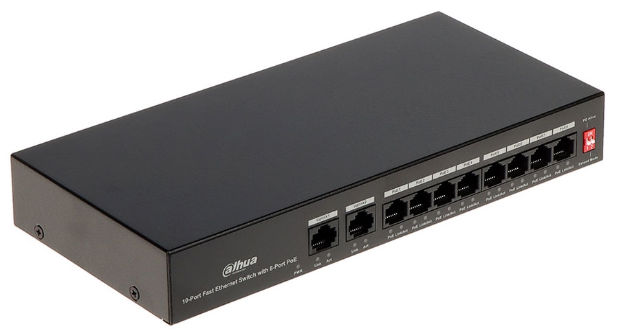 Switch PoE 8 cổng DAHUA DH-PFS3010-8ET-65