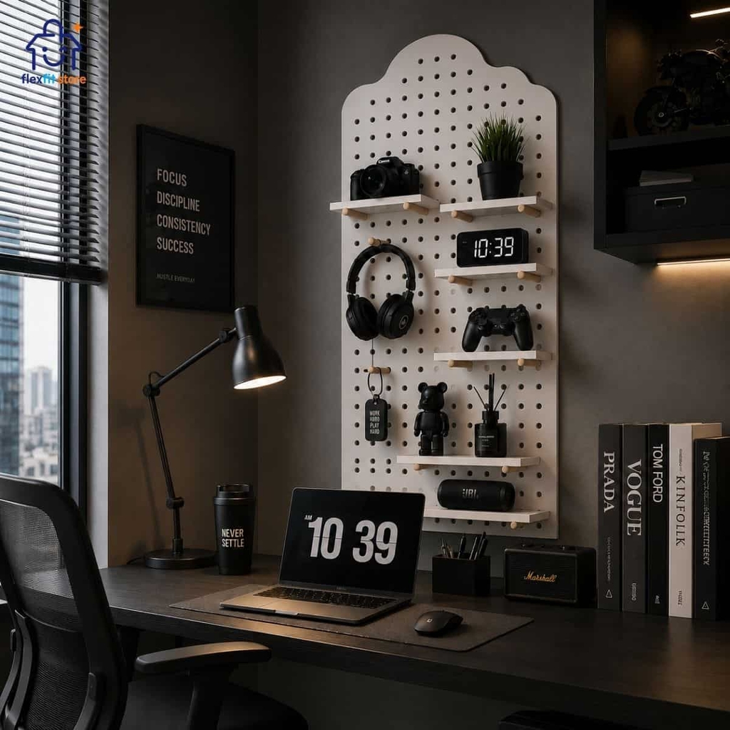 Bảng Pegboard treo tường|Tối ưu không gian, nâng tầm hiện đại