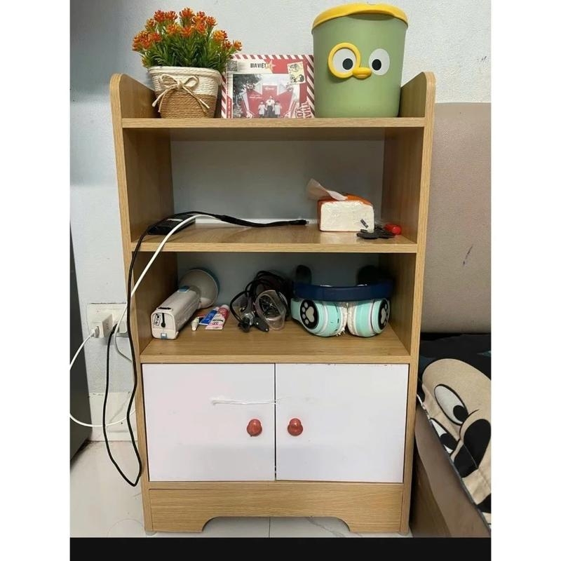 Kệ Để Đầu Giường 4 Tầng, Tủ Đầu Giường Cánh Mở