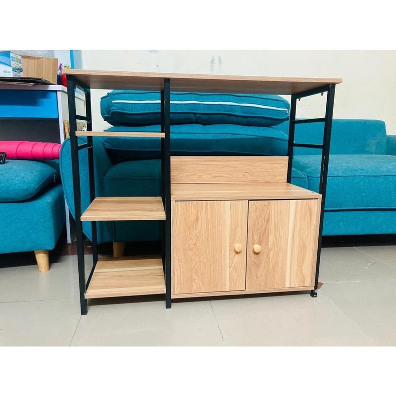 Kệ Nhà Bếp, Kệ Lò Vi Sóng Có Tủ, Kệ Để Lò Nướng Đa Năng