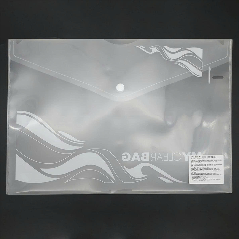 Bìa nút A4 có in HCB2434 trong