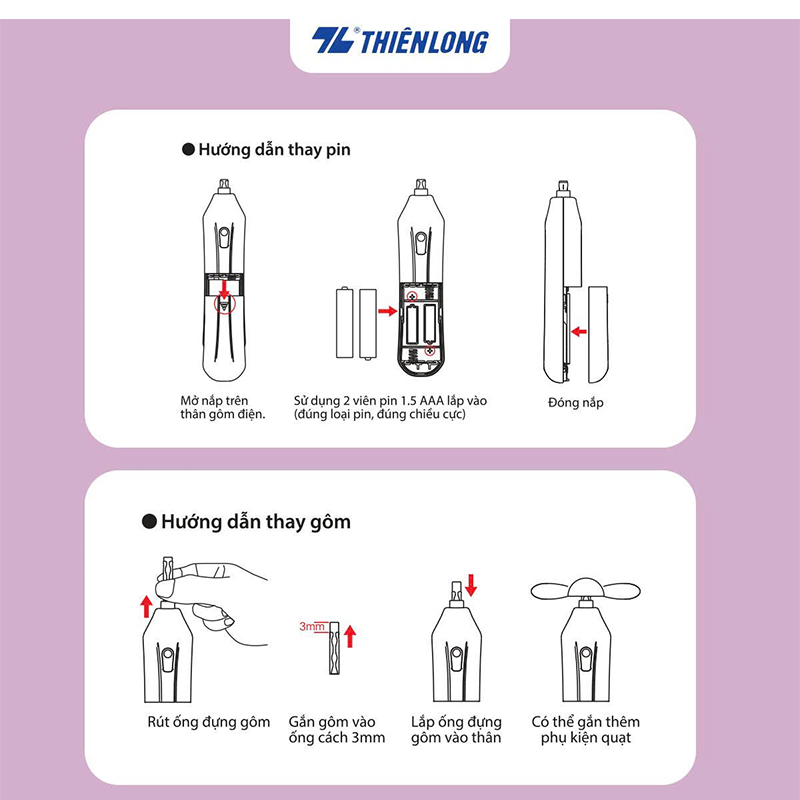 Lõi gôm điện EER-009 Hộp 01 (50c)/T144