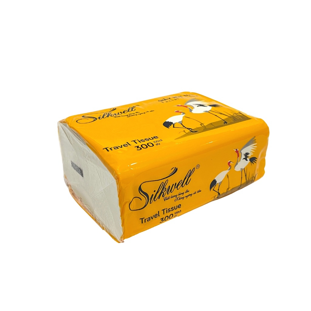 Giấy rút silkwell 100 tờ Sếu