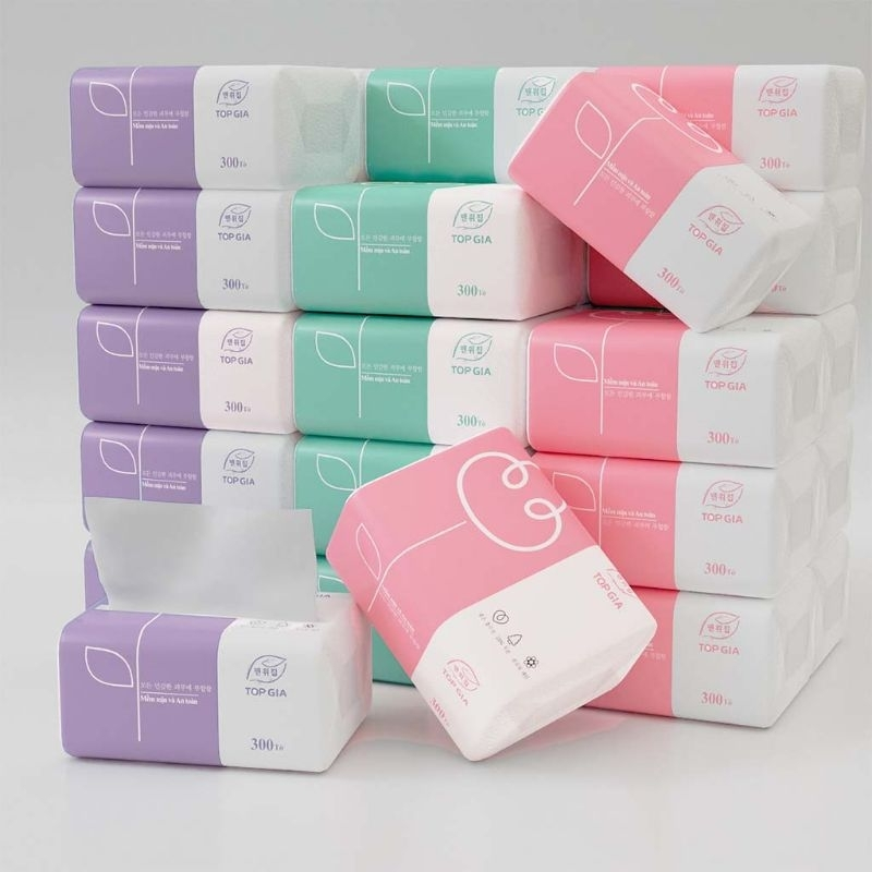 Giấy ăn 3 màu TOPGIA