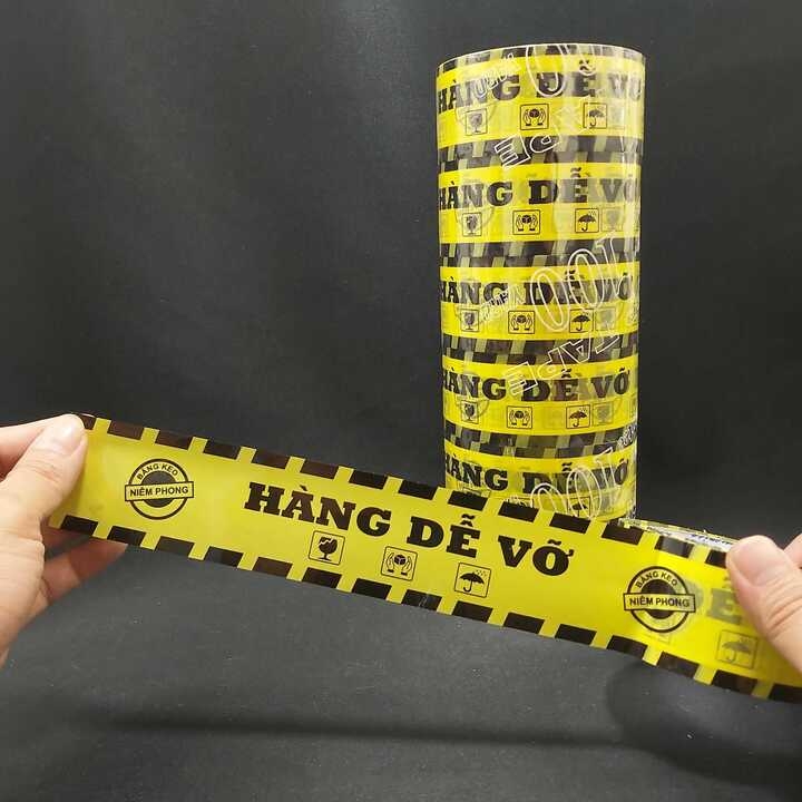 Băng dính dễ vỡ 90 mét (6 cuộn/cây)