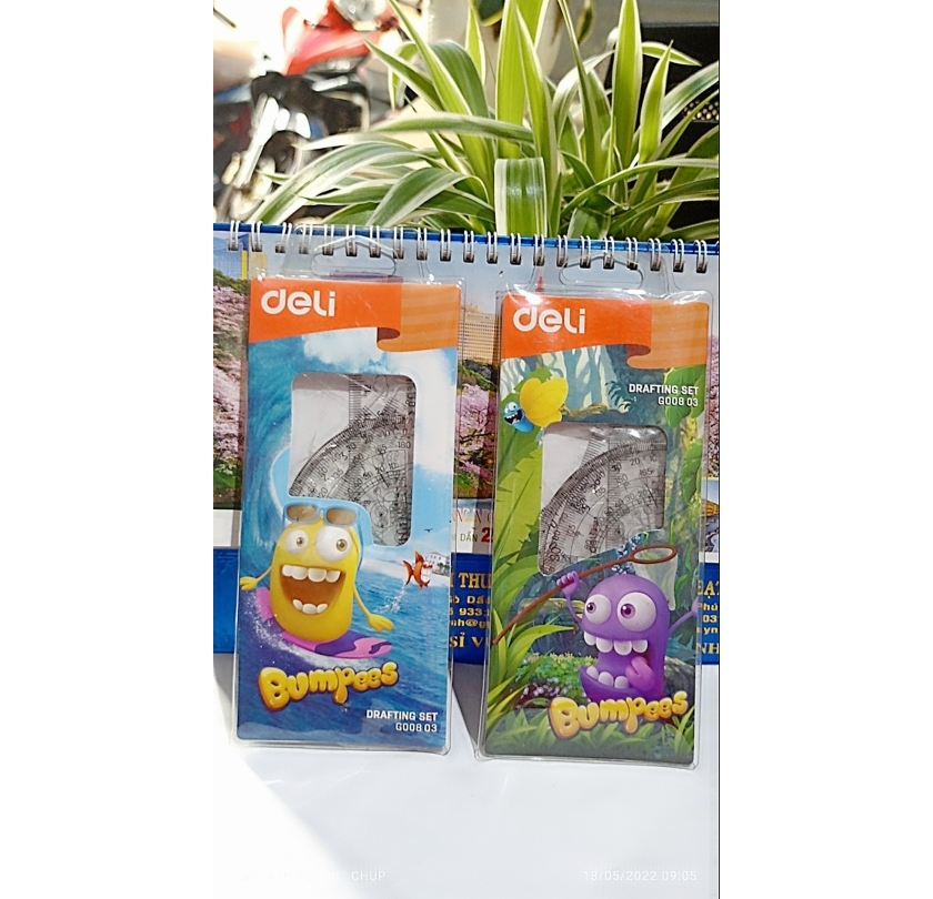 EG00803_Bộ thước Eke_0.5mm_Trong suốt