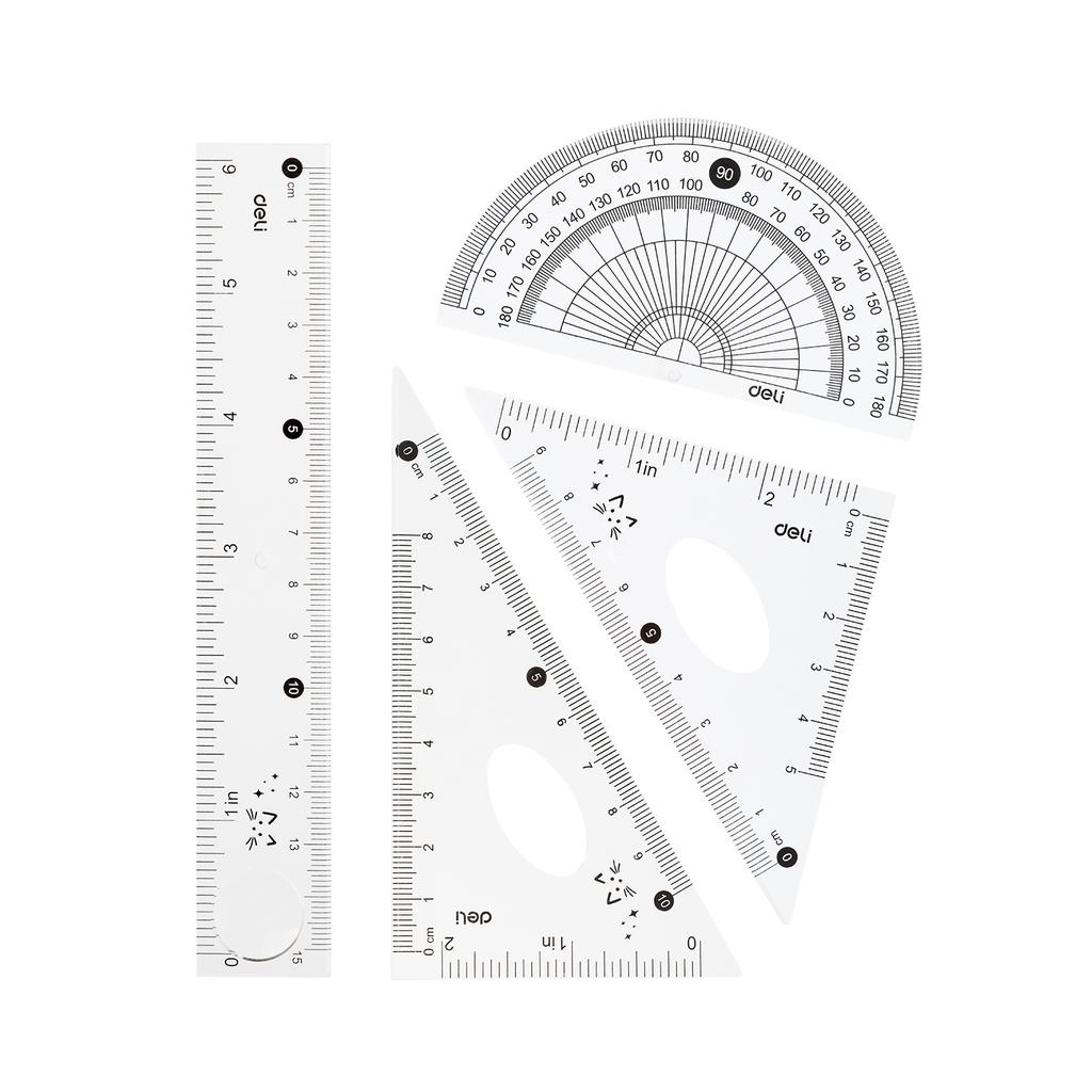 EG00803_Bộ thước Eke_0.5mm_Trong suốt