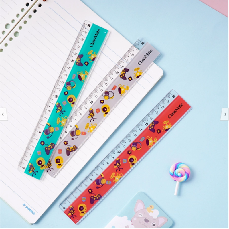 E8462_Thước thép 20cm_Màu bạc