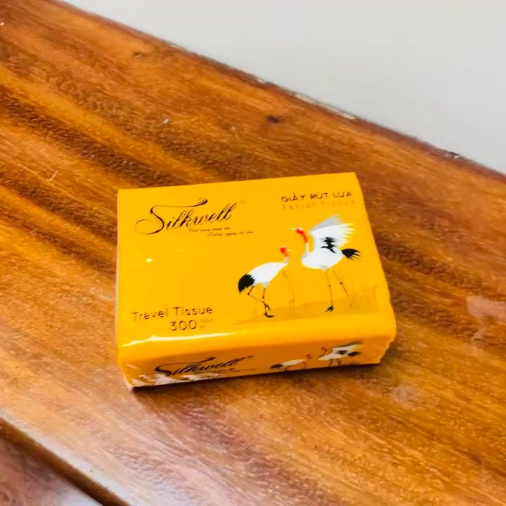 Giấy rút silkwell 100 tờ Sếu