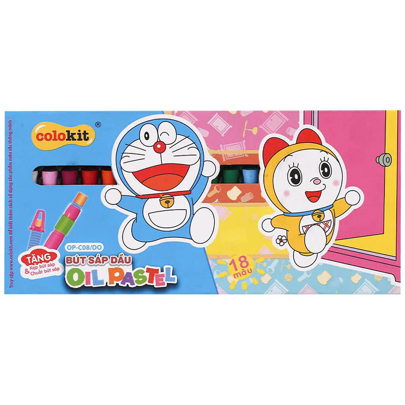 Bút sáp dầu OP-C08/DO 18 màu