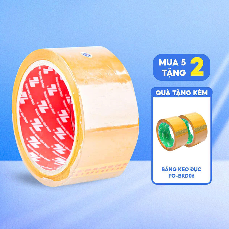Băng keo đục BKD-060 cây 5 - (48mm x 60Y x 0.043mm)