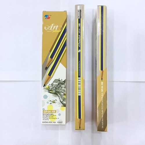 Bút chì gỗ GP-04 hộp 10 - HB